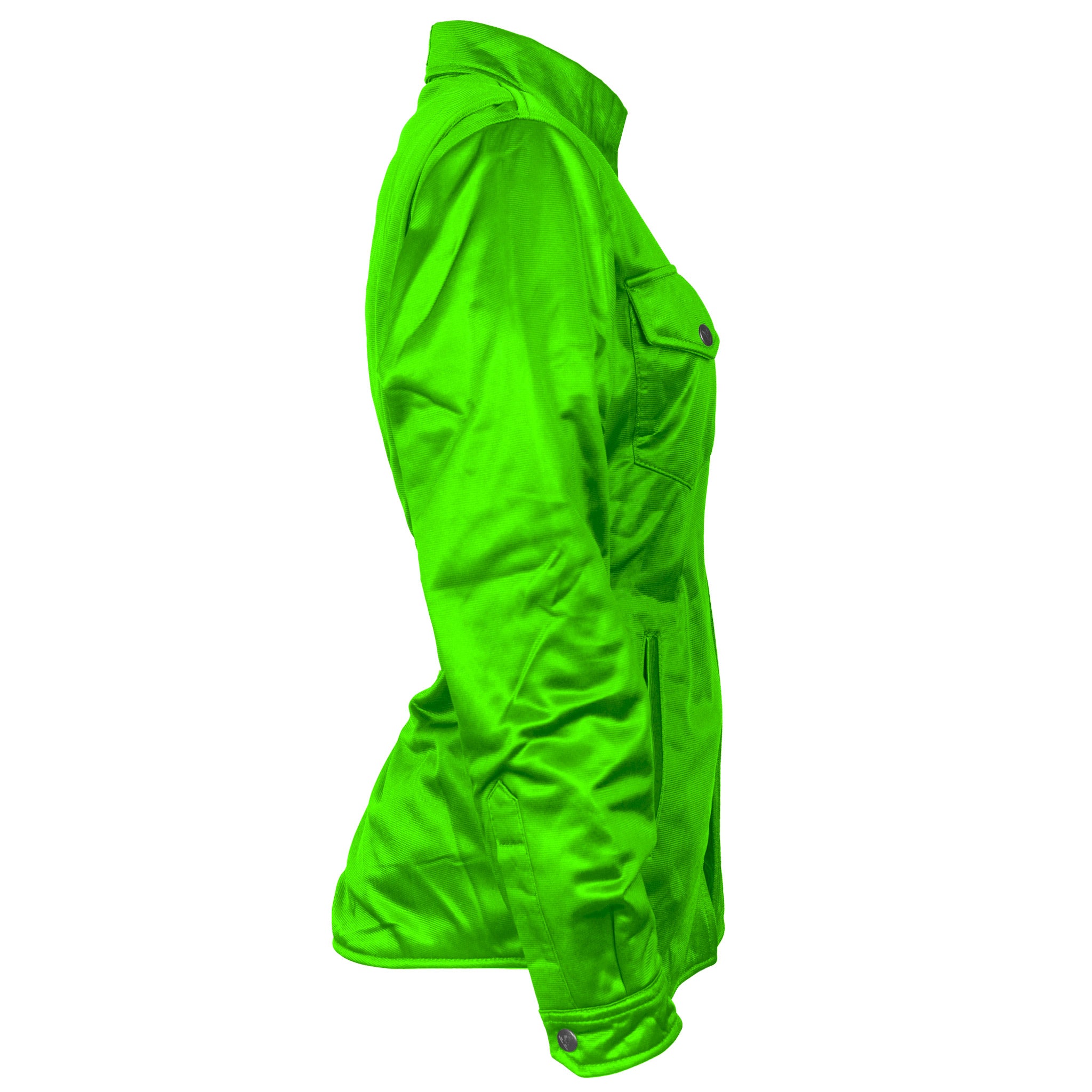 Ultra Protective Shirt for Women - Green Solid with Pads