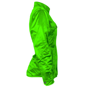 Ultra Protective Shirt for Women - Green Solid with Pads