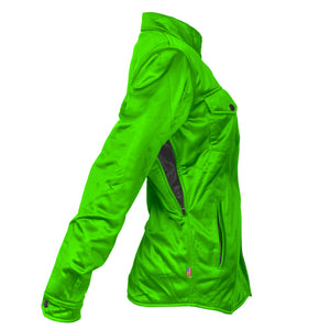 Ultra Protective Shirt for Women - Green Solid with Pads