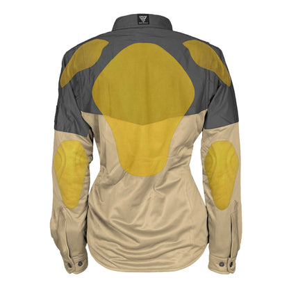 Ultra Reflective Shirt Khaki Nebula for Women - with Pads