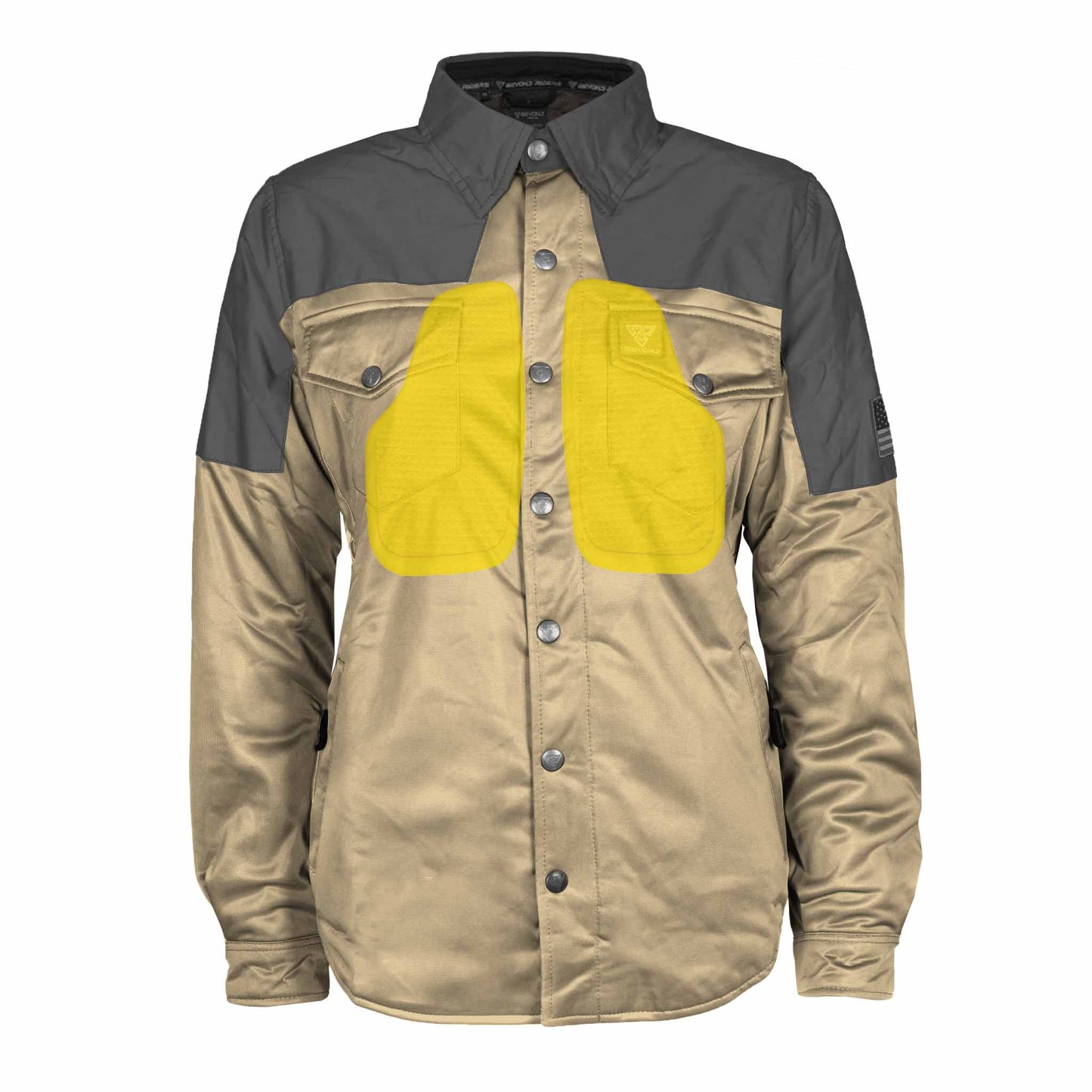 Ultra Reflective Shirt Khaki Nebula for Women - with Pads