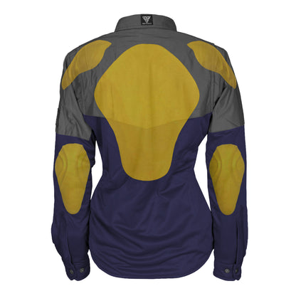 Ultra Reflective Shirt Navy Blue Nebula for Women - with Pads