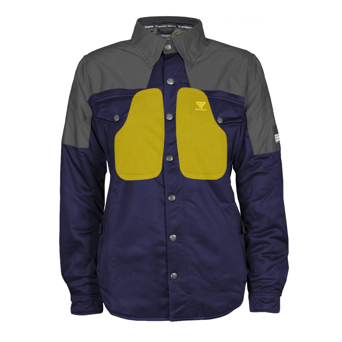 Ultra Reflective Shirt Navy Blue Nebula for Women - with Pads