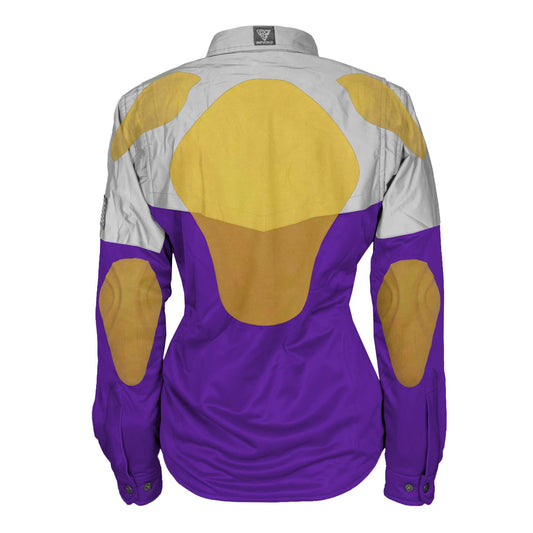 Ultra Reflective Shirt Purple Eclipse for Women - with Pads