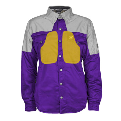 Ultra Reflective Shirt Purple Eclipse for Women - with Pads