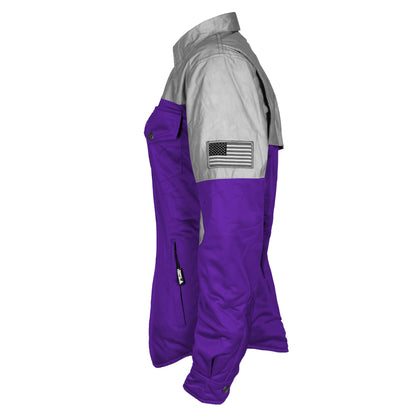 Ultra Reflective Shirt Purple Eclipse for Women - with Pads