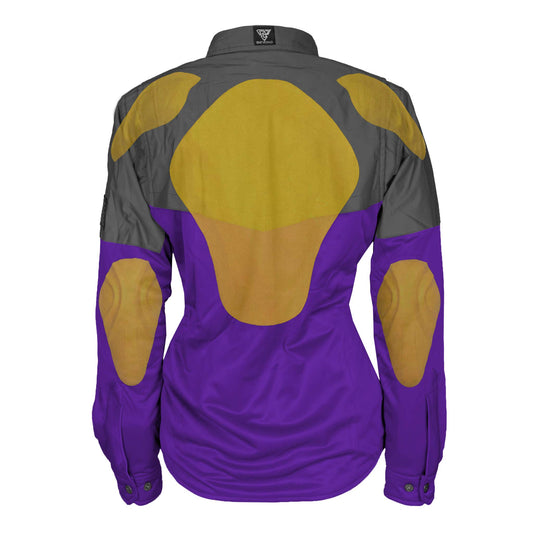 Ultra Reflective Shirt Purple Nebula for Women - with Pads