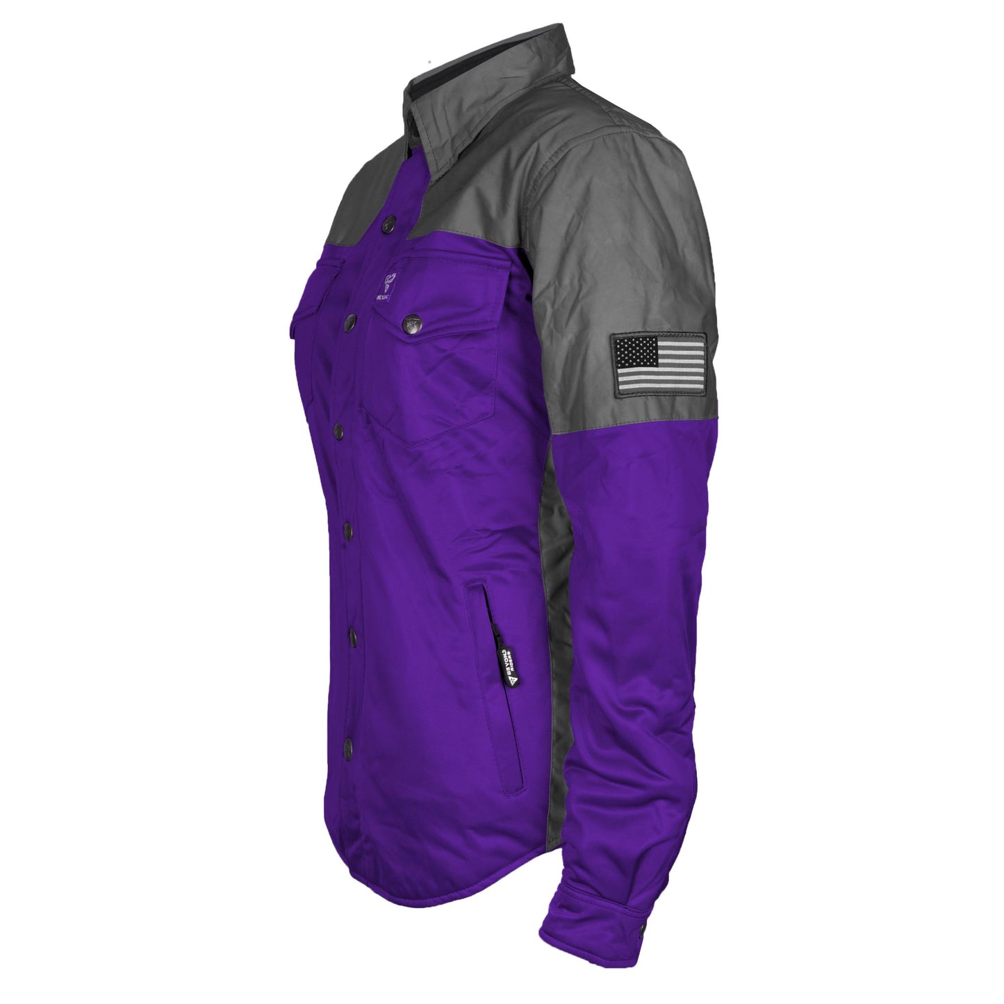 Ultra Reflective Shirt Purple Nebula for Women - with Pads