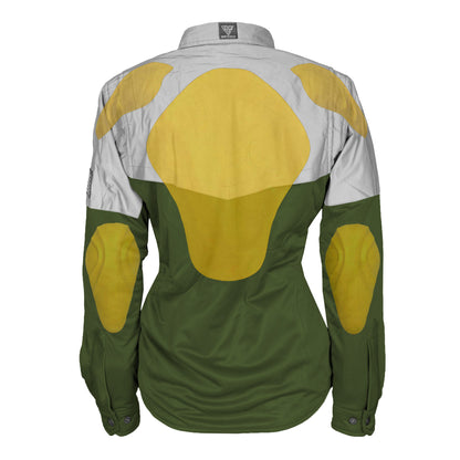 Ultra Reflective Shirt Army Green Eclipse for Women - with Pads