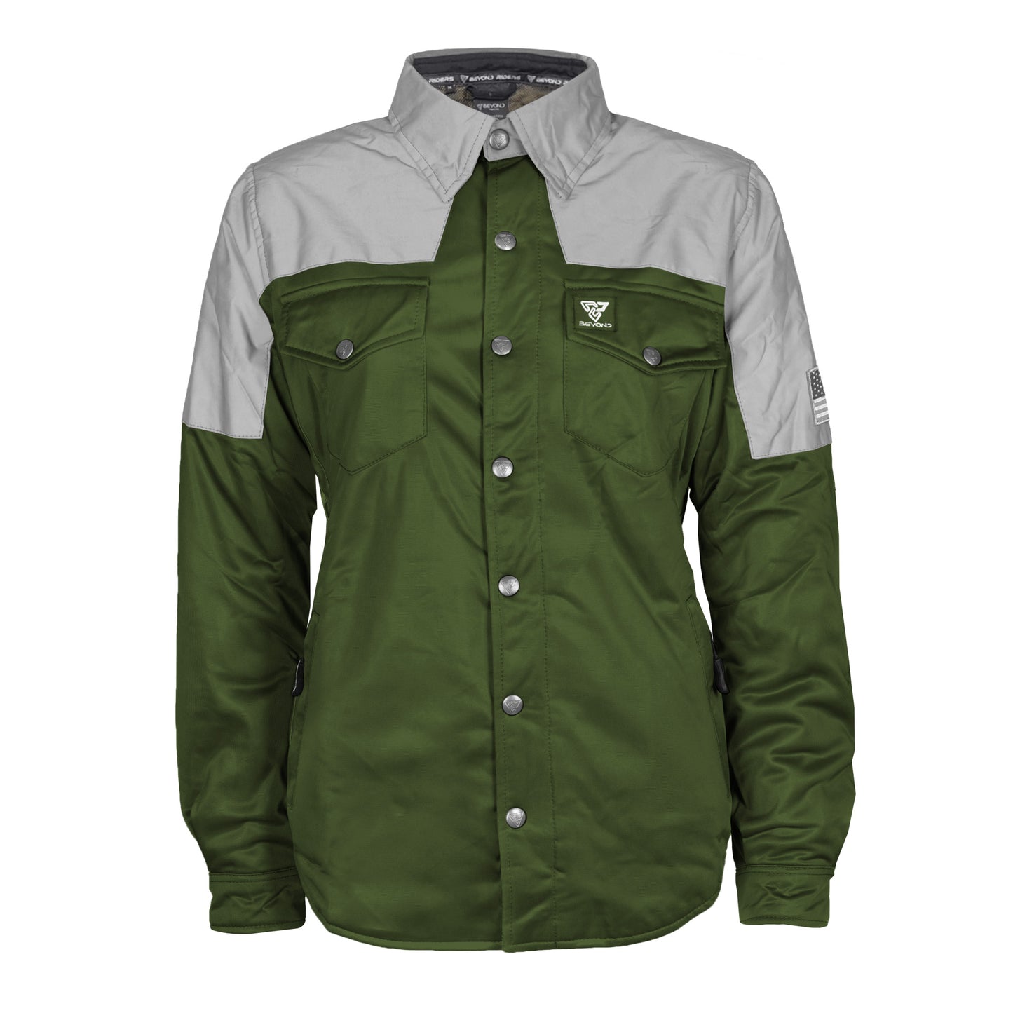 Ultra Reflective Shirt Army Green Eclipse for Women - with Pads