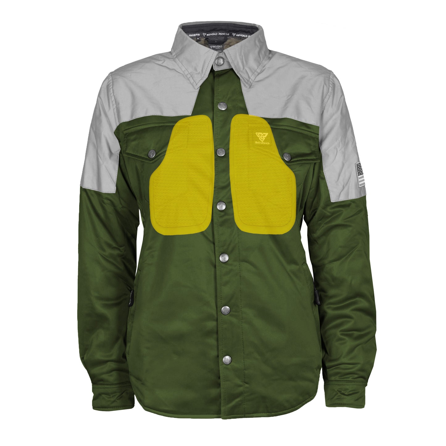 Ultra Reflective Shirt Army Green Eclipse for Women - with Pads