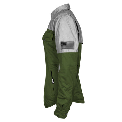 Ultra Reflective Shirt Army Green Eclipse for Women - with Pads