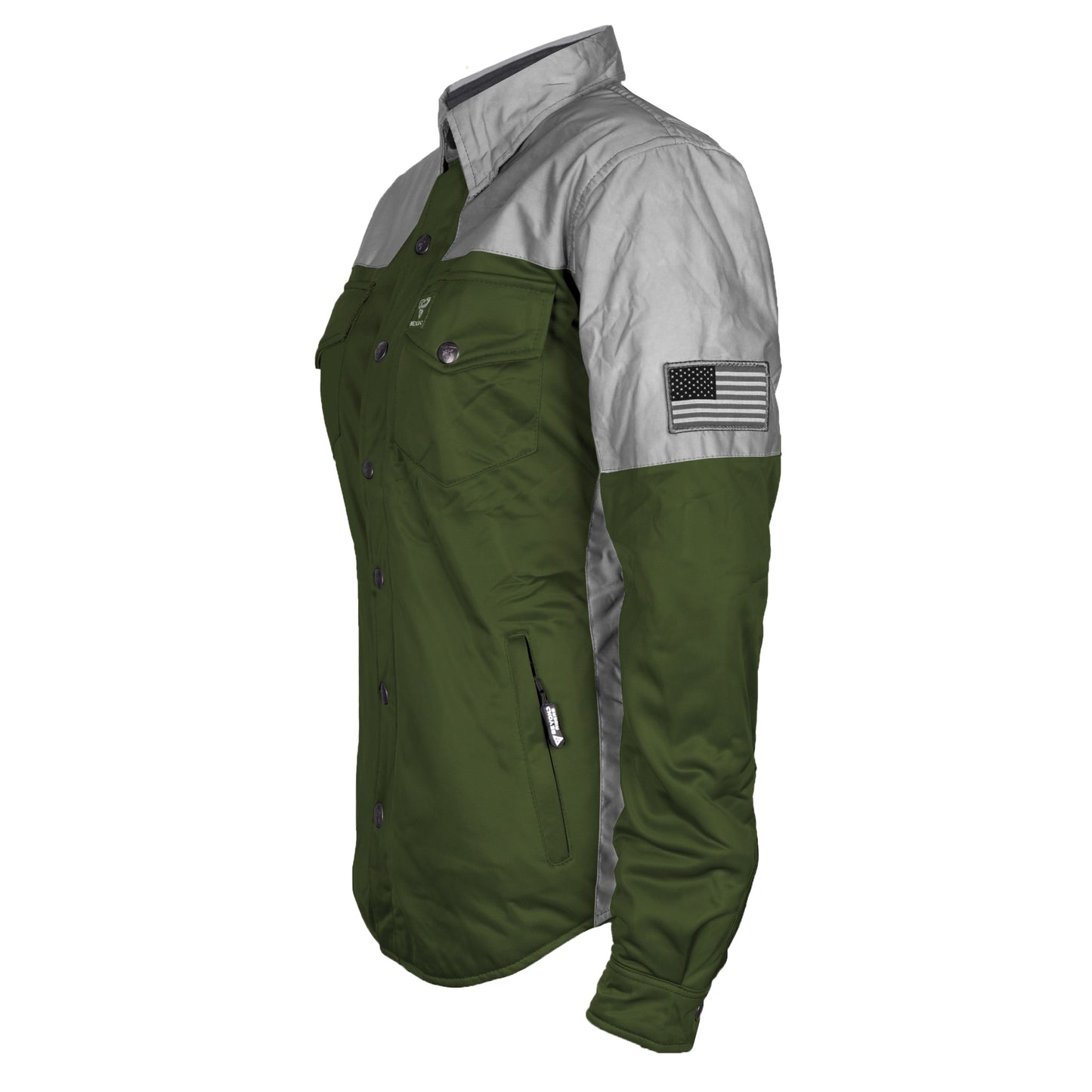 Ultra Reflective Shirt Army Green Eclipse for Women - with Pads