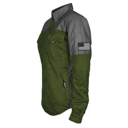 Ultra Reflective Shirt Army Green Nebula for Women - with Pads