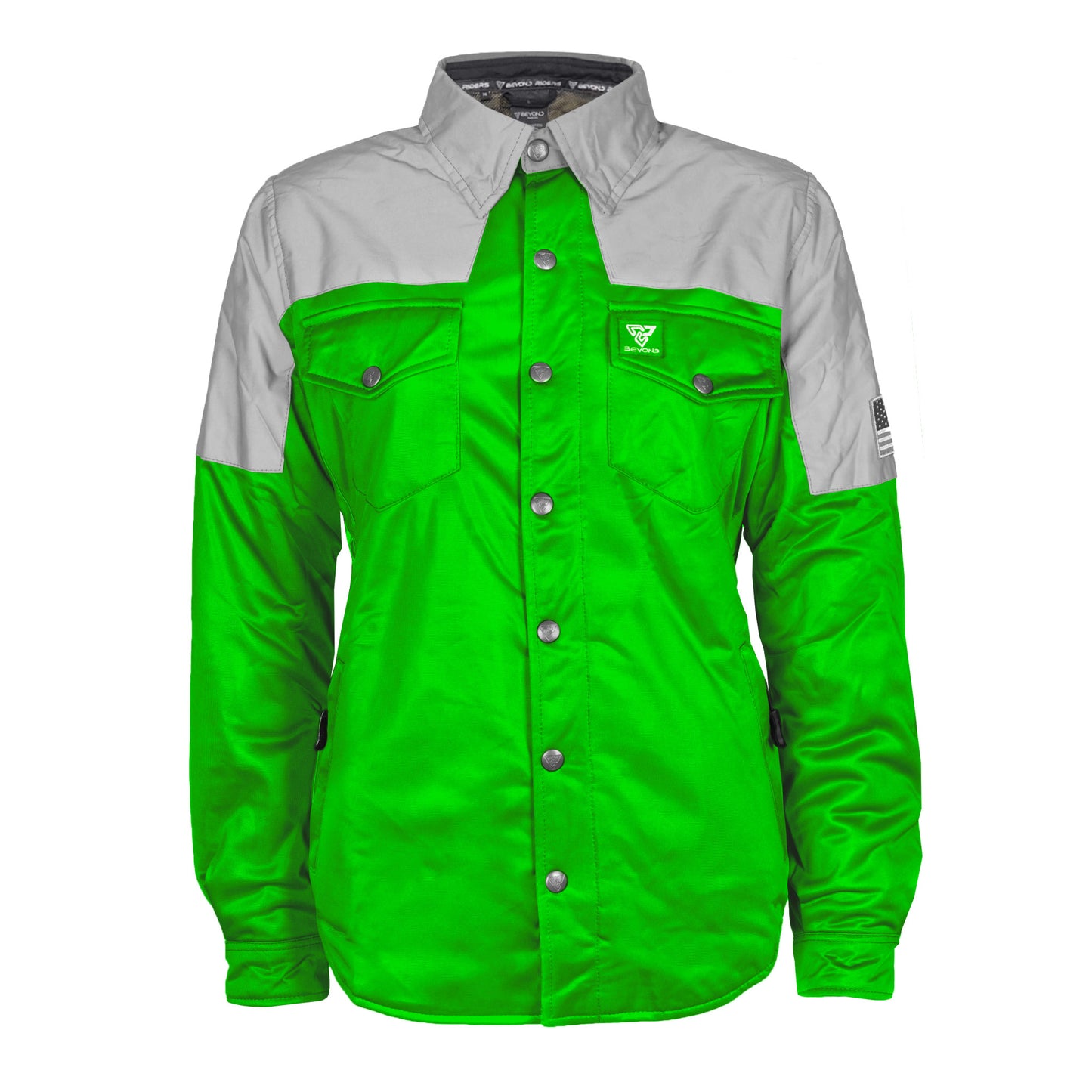 Ultra Reflective Shirt Green Eclipse for Women - with Pads