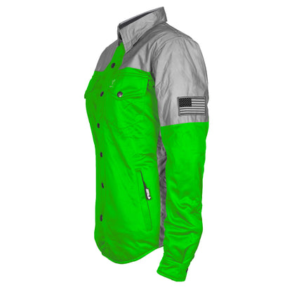 Ultra Reflective Shirt Green Eclipse for Women - with Pads