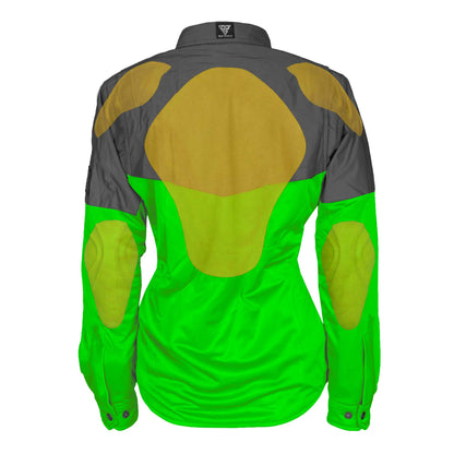 Ultra Reflective Shirt Green Nebula for Women - with Pads