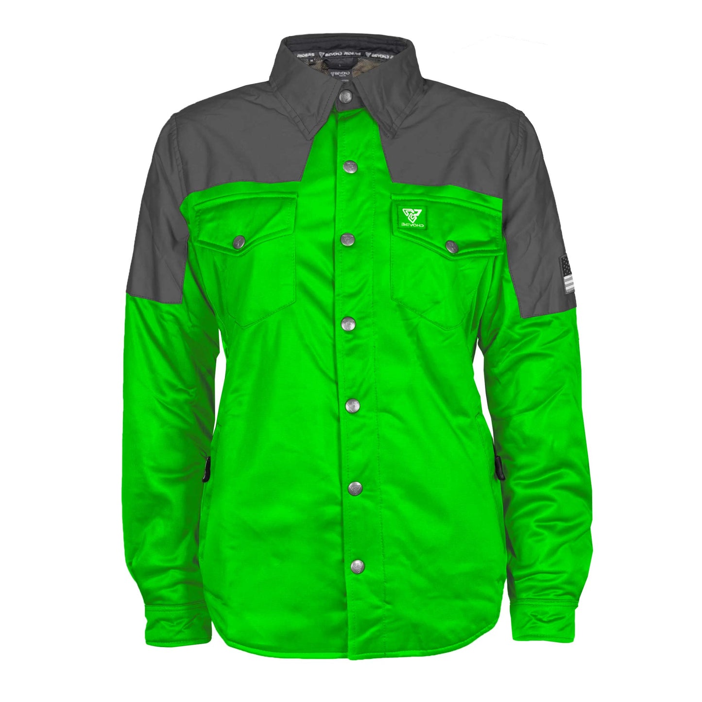 Ultra Reflective Shirt Green Nebula for Women - with Pads