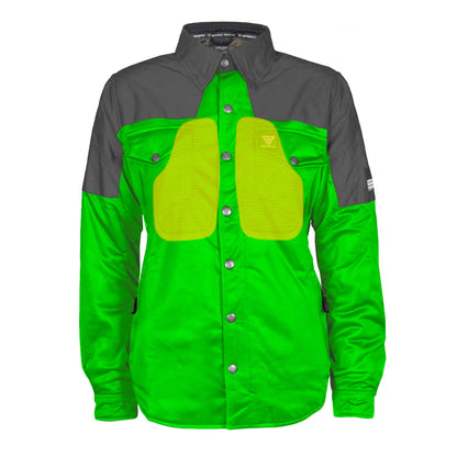 Ultra Reflective Shirt Green Nebula for Women - with Pads