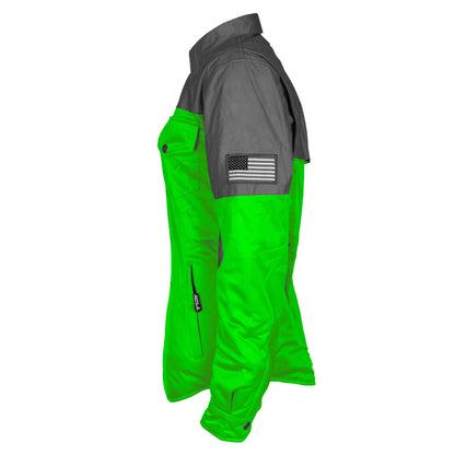 Ultra Reflective Shirt Green Nebula for Women - with Pads