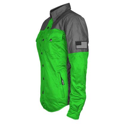 Ultra Reflective Shirt Green Nebula for Women - with Pads