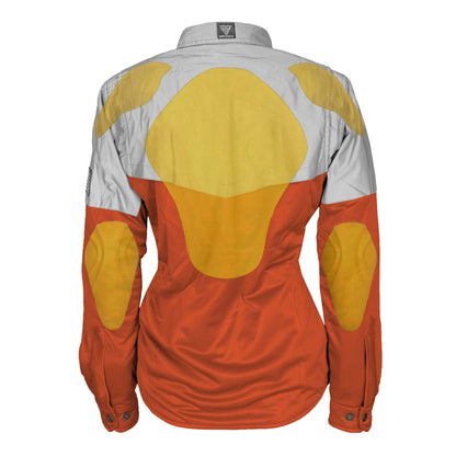 Ultra Reflective Shirt Orange Eclipse for Women - with Pads