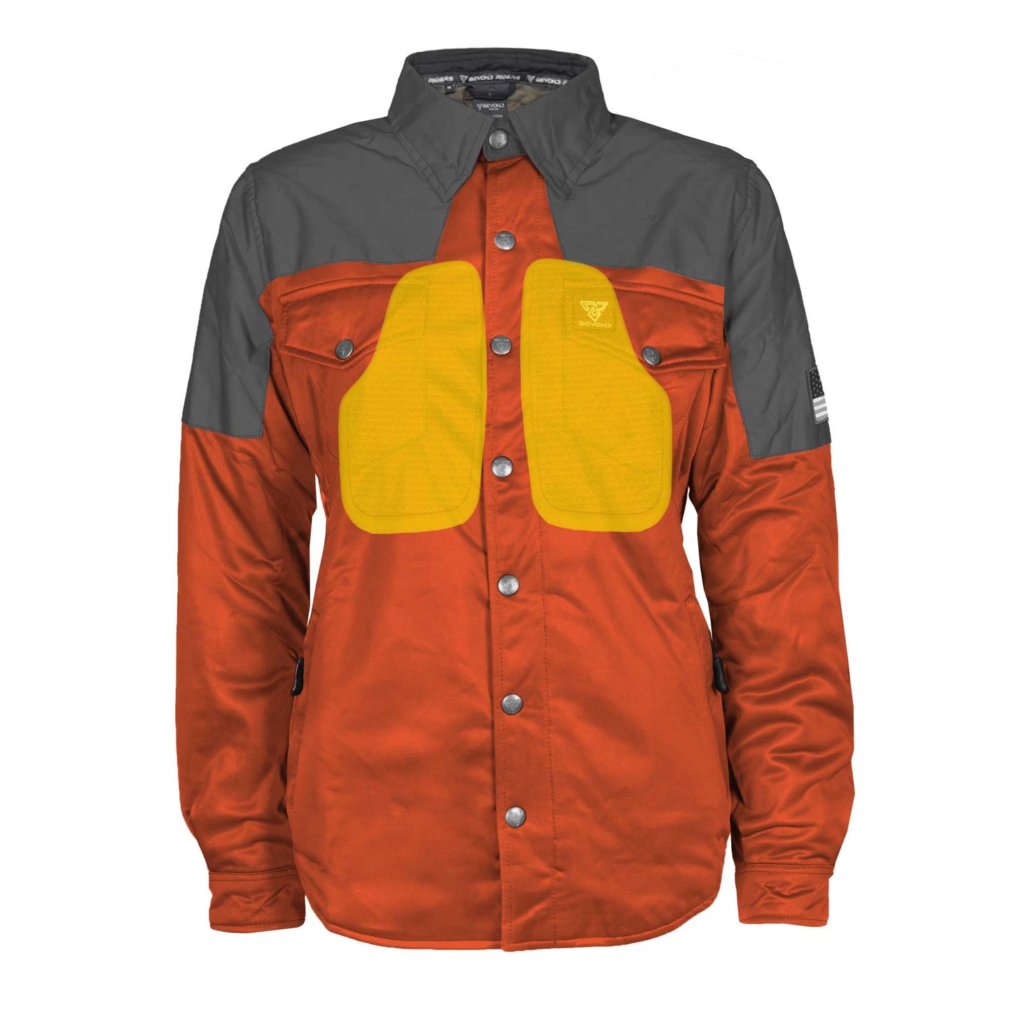 Ultra Reflective Shirt Orange Nebula for Women - with Pads