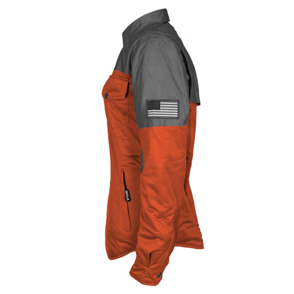 Ultra Reflective Shirt Orange Nebula for Women - with Pads