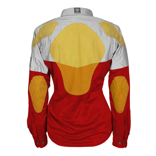 Ultra Reflective Shirt Red Eclipse for Women - with Pads