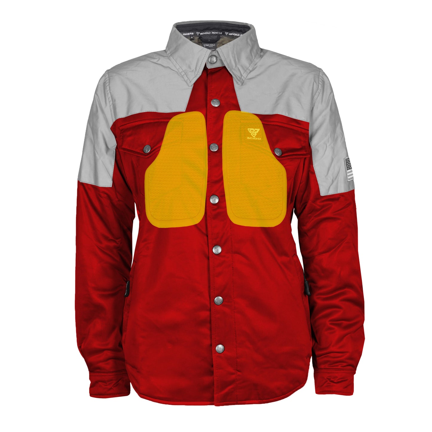 Ultra Reflective Shirt Red Eclipse for Women - with Pads