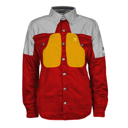 Ultra Reflective Shirt Red Eclipse for Women - with Pads