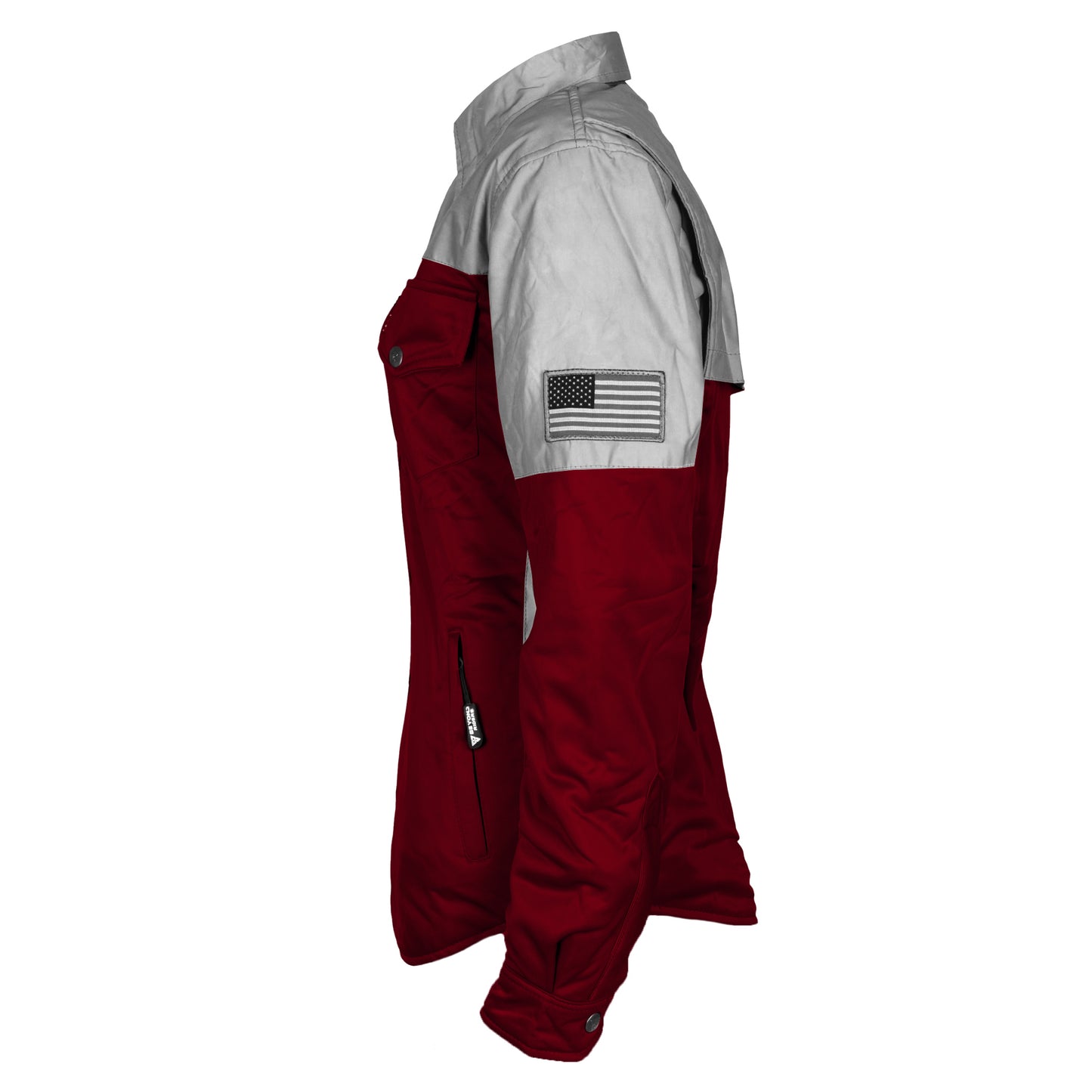 Ultra Reflective Shirt Red Maroon Eclipse for Women - with Pads