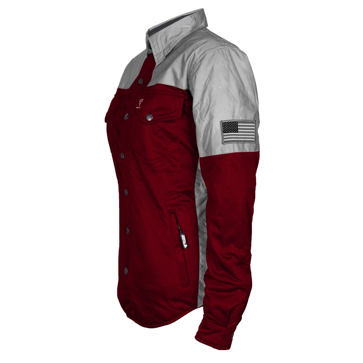 Ultra Reflective Shirt Red Maroon Eclipse for Women - with Pads