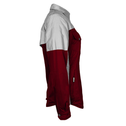 Ultra Reflective Shirt Red Maroon Eclipse for Women - with Pads