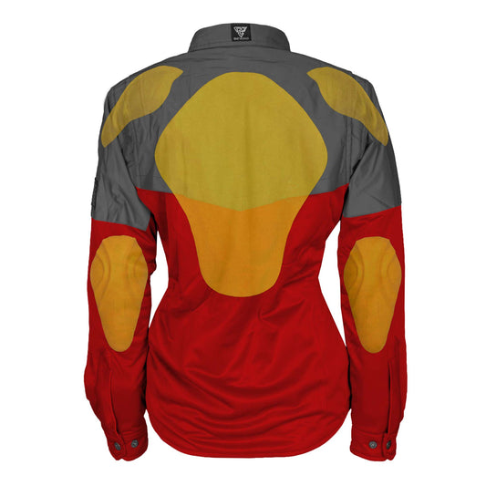 Ultra Reflective Shirt Red Nebula for Women - with Pads