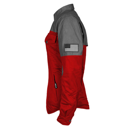 Ultra Reflective Shirt Red Nebula for Women - with Pads
