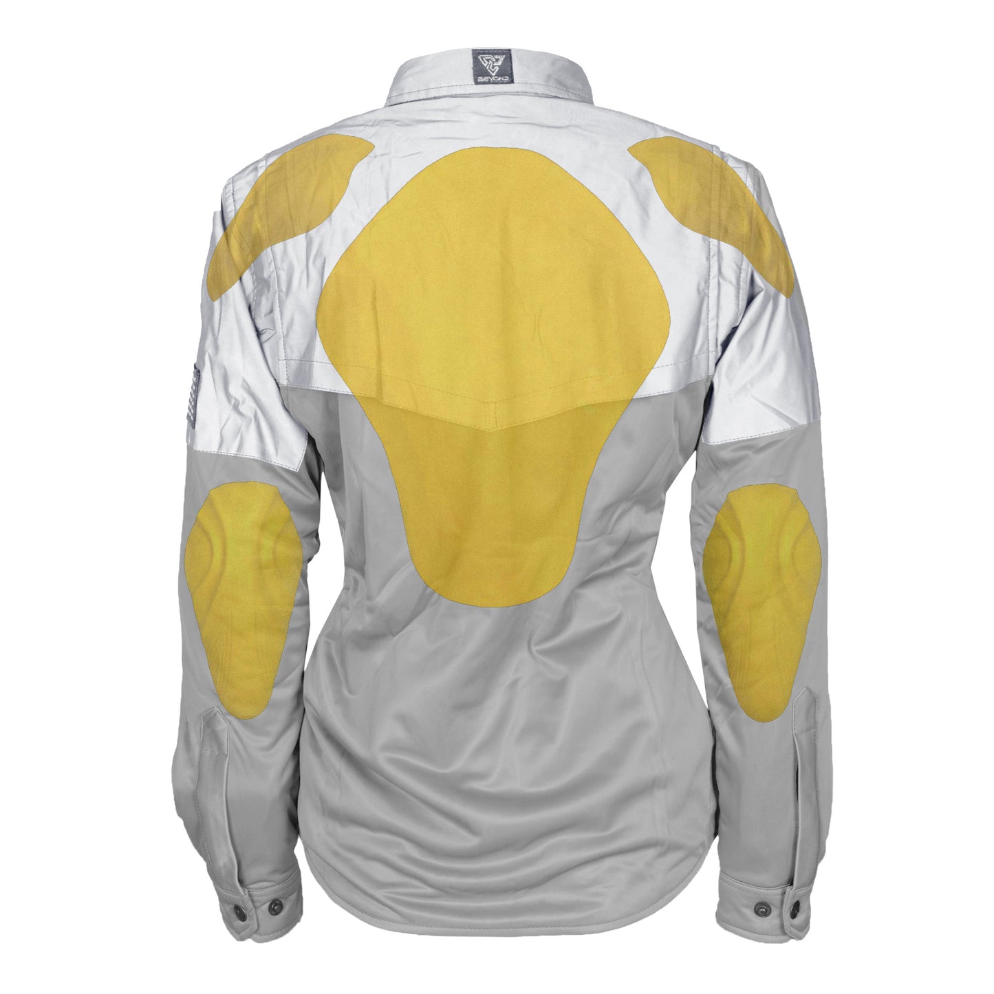 Ultra Reflective Shirt "Twilight Titanium" for Women - Gray and Silver with Pads