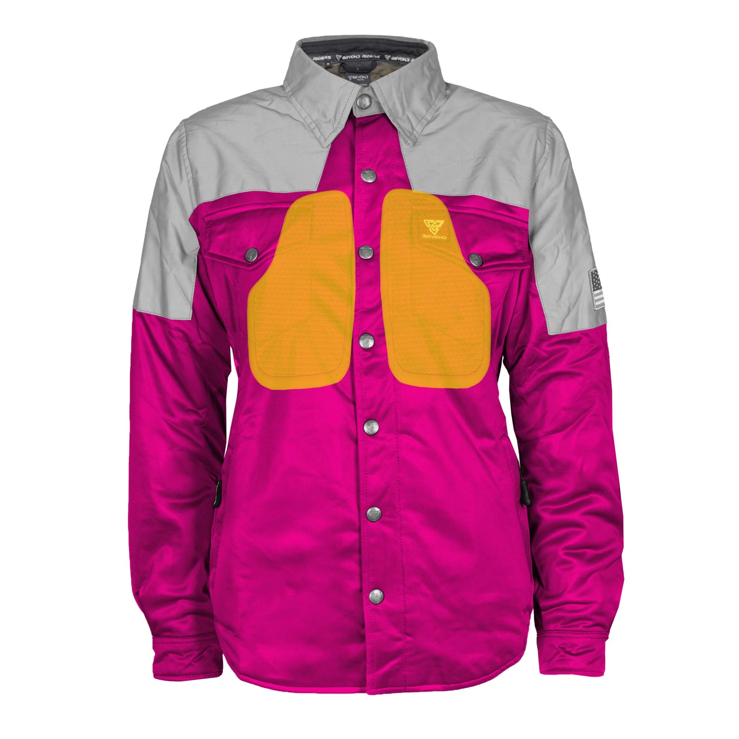 Ultra Reflective Shirt Pink Eclipse for Women - with Pads