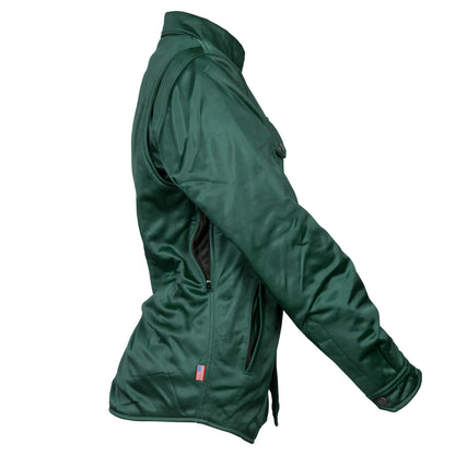 Ultra Protective Shirt for Women - Dark Green Solid with Pads