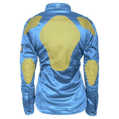 Ultra Protective Shirt for Women - Sky Blue Solid with Pads