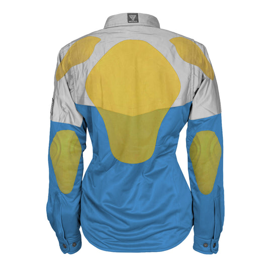 Ultra Reflective Shirt Sky Blue Eclipse for Women - with Pads