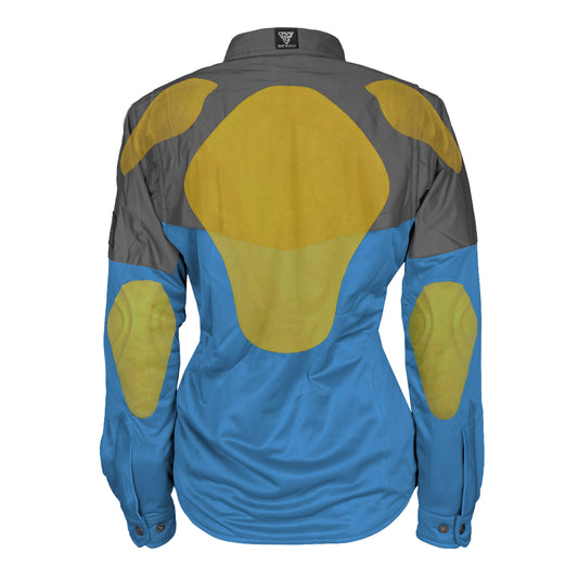 Ultra Reflective Shirt Sky Blue Nebula for Women - with Pads