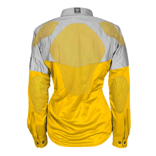 Ultra Reflective Shirt Yellow Eclipse for Women - with Pads