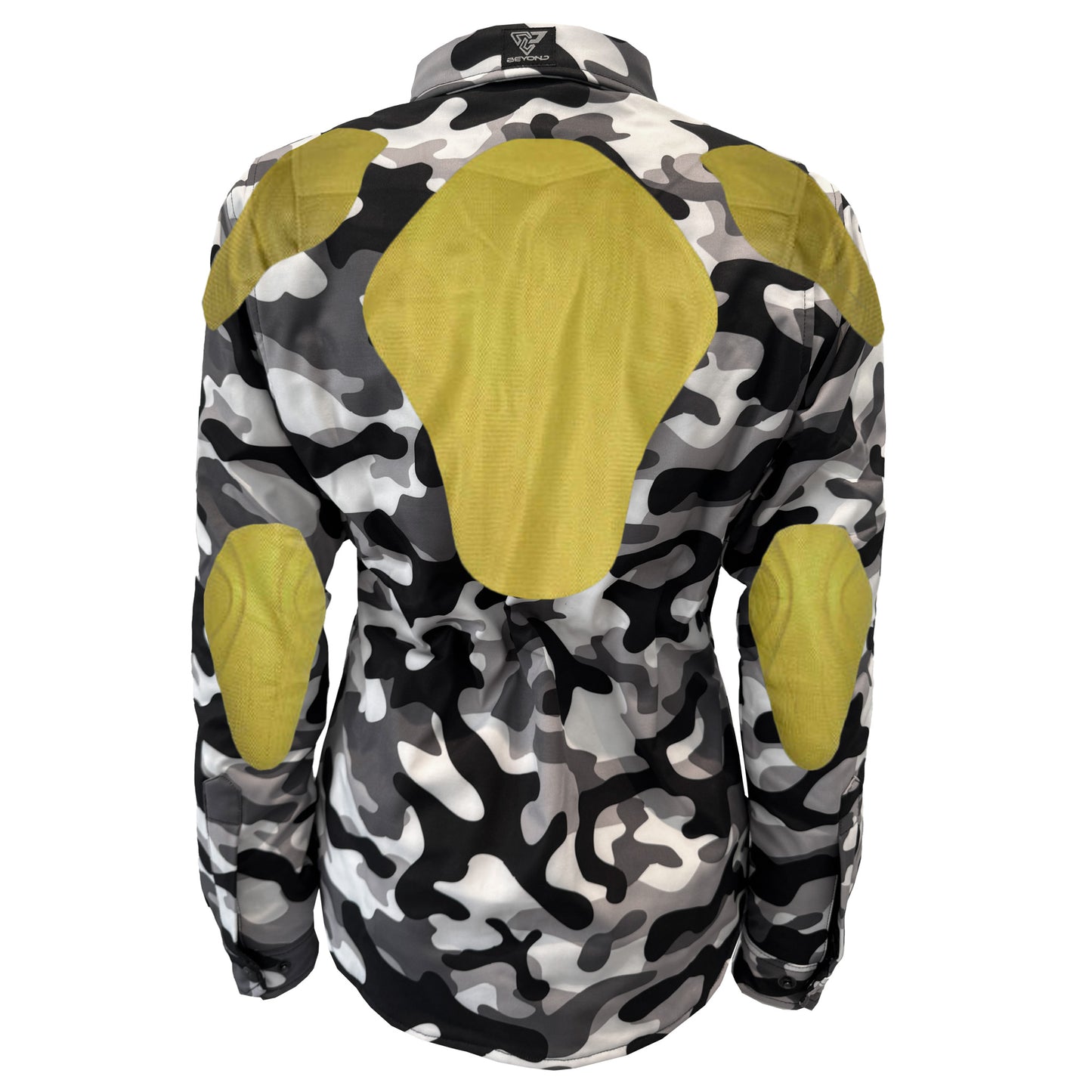 Protective SoftShell Winter Jacket for Women Camouflage SnowFox with Pads