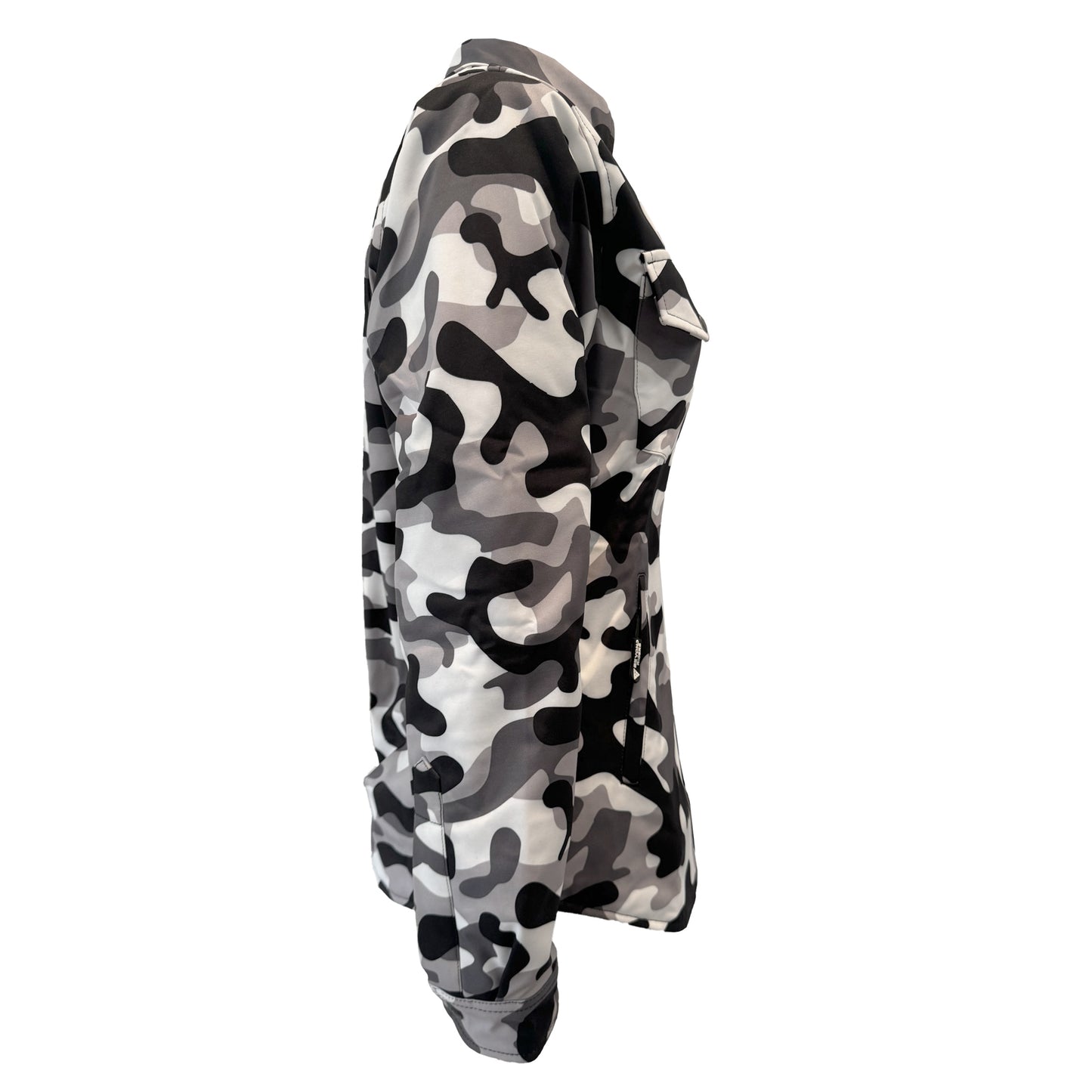 Protective SoftShell Winter Jacket for Women Camouflage SnowFox with Pads