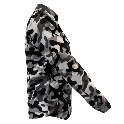 Protective SoftShell Winter Jacket for Women Camouflage SnowFox with Pads