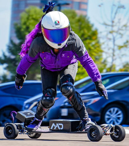 Summer Mesh Reflective Shirt Purple Nebula for Women - with Pads