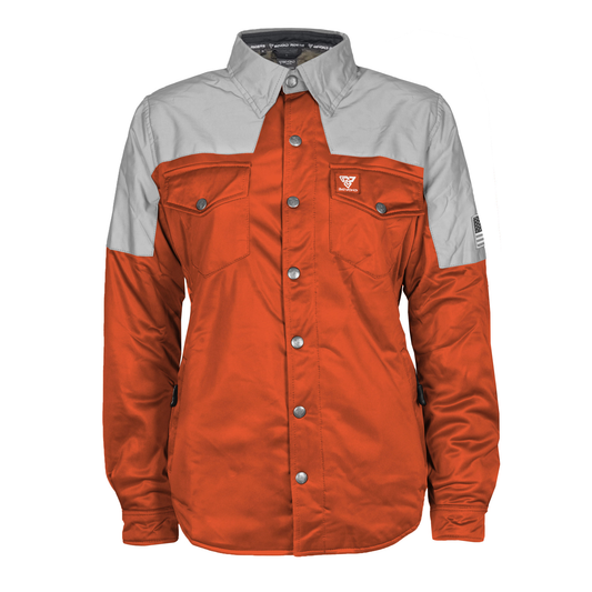 Ultra Reflective Shirt Orange Eclipse for Women - with Pads