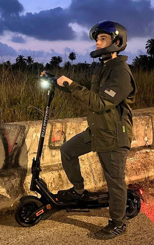 Summer Mesh Reflective Shirt Army Green Nebula - with Pads