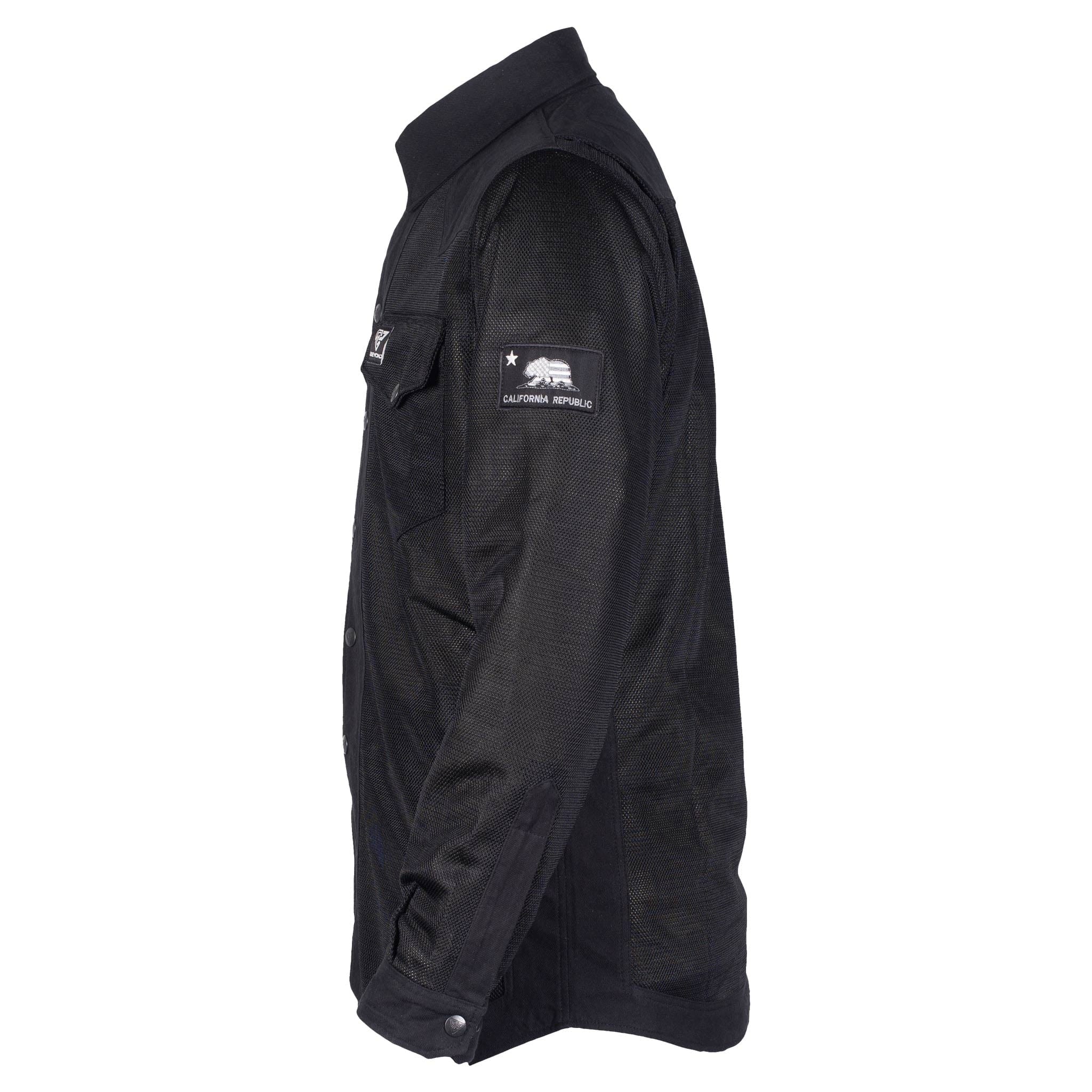 Beyond Riders Jacket Protective Summer Mesh Shirt - Black Solid with Pads – Beyond Riders